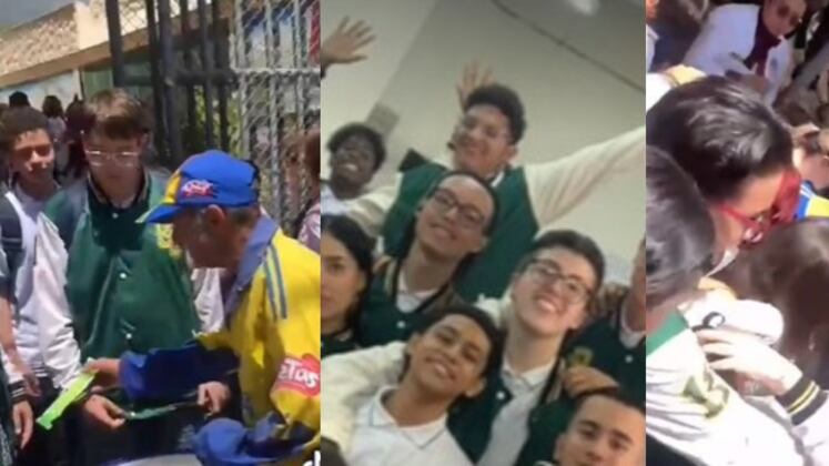 Estudiantes le compraron todo el BonIce a vendedor en carrito en Bello, Antioquia.