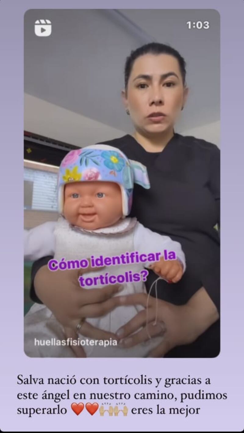 Carolina Cruz le agradeció al "ángel" que le ayudó la salud de Salvador