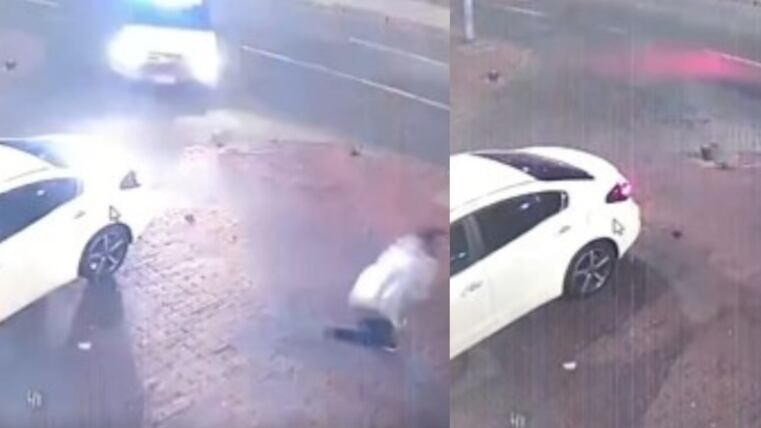 Balacera y persecución en Bogotá en la Avenida Las Américas: agresores se chocaron contra un local.