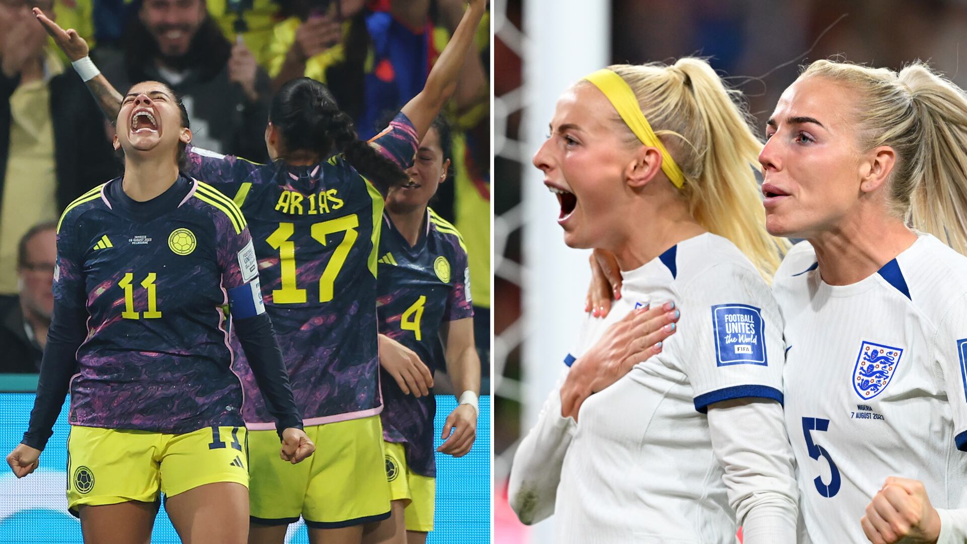 Selección Colombia vs Inglaterra