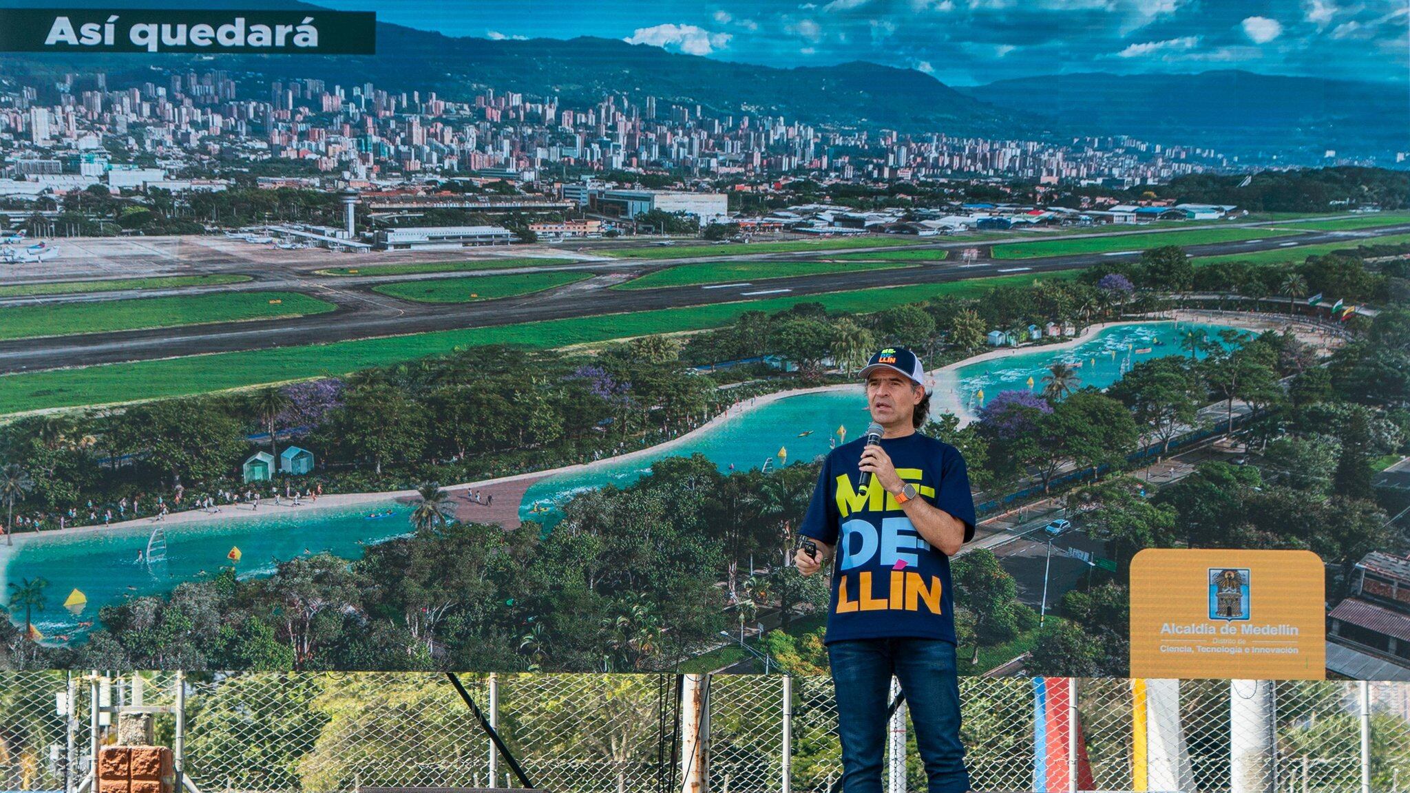 Foto Fico Gutiérrez anunció que Medellín “va a tener playa y mar”.