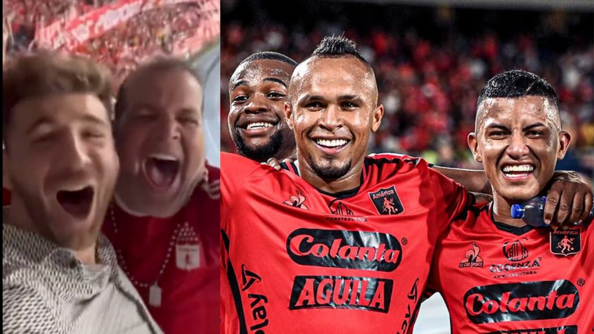 Gastón Sauro celebró los goles de América vs Cali