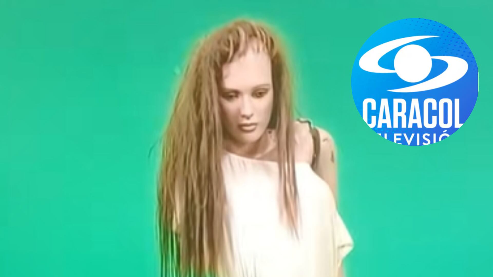 Caracol fue interrumpido en su transmisión por imagen de tenebrosa mujer