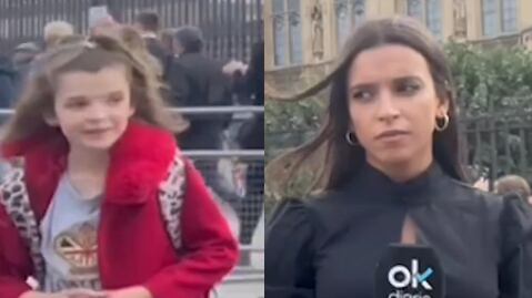 Presentadora insulta a niña que le robó cámara