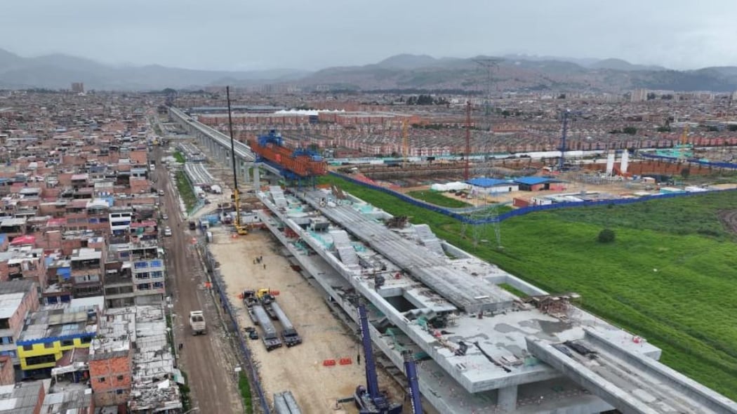 Revelan que la Primera Línea del Metro de Bogotá alcanzó los 10 kilómetros de viaducto.