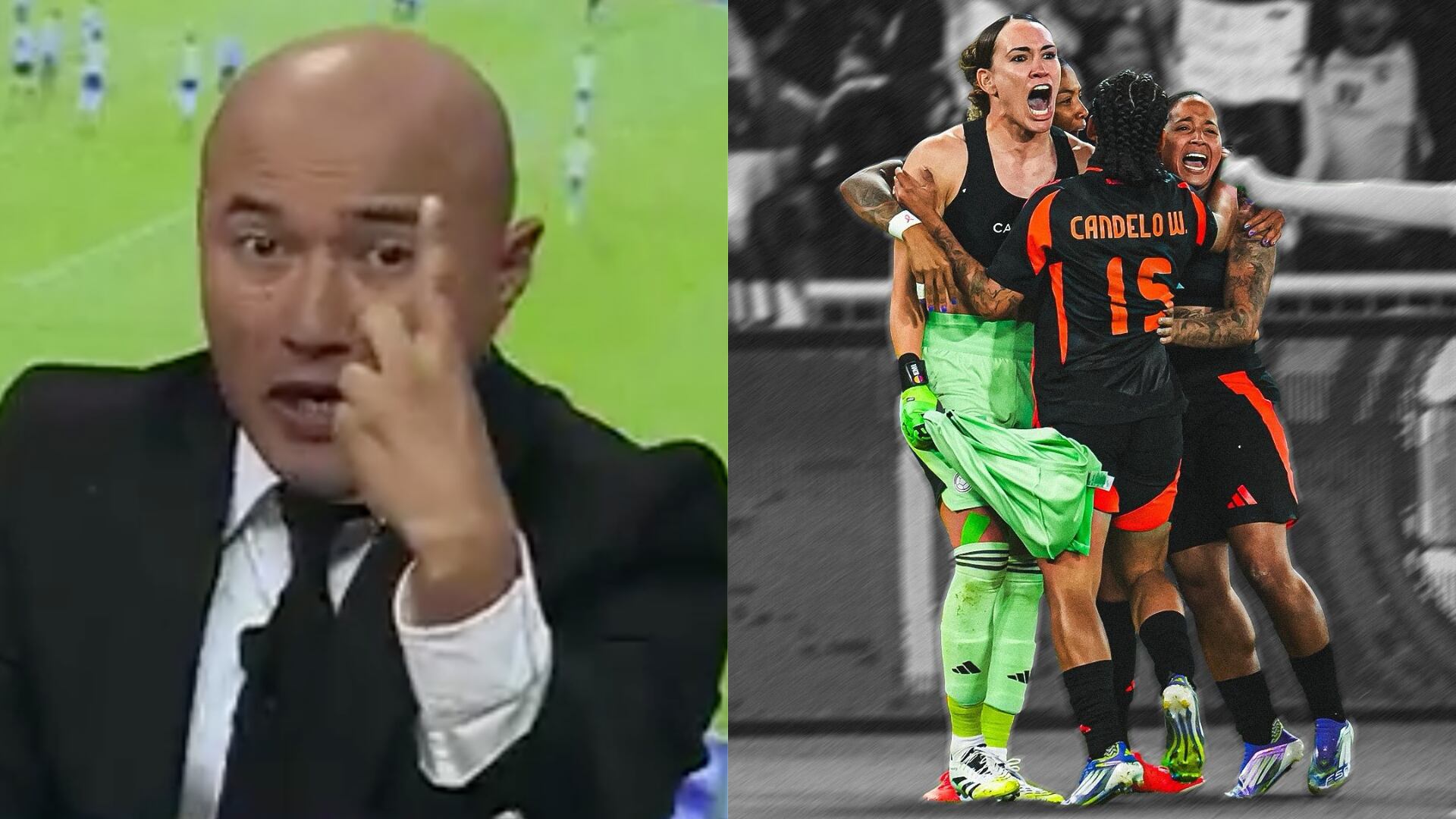 Jorge Bermúdez y Selección Colombia - Fotos: Redes sociales de ESPN y FCF