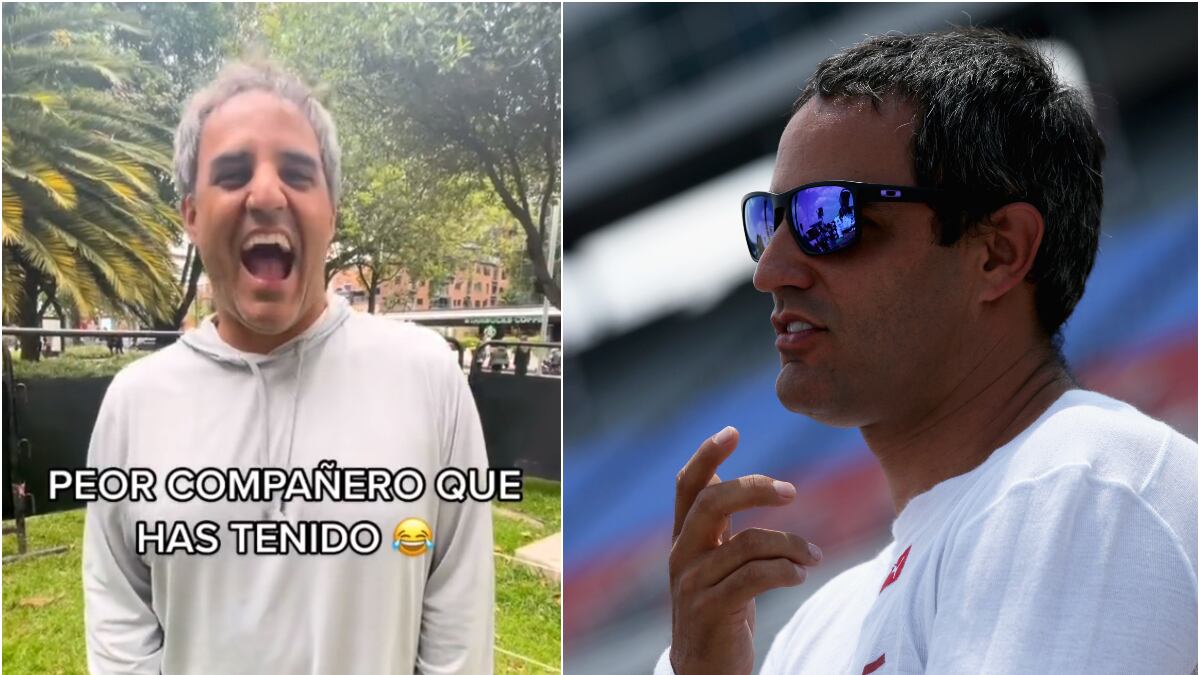 Juan Pablo Montoya dejó mal parados todos los compañeros durante su carrera