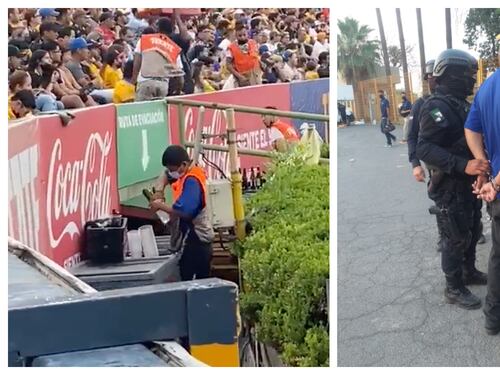 Detienen a un vendedor que rendía la cerveza con agua en pleno estadio