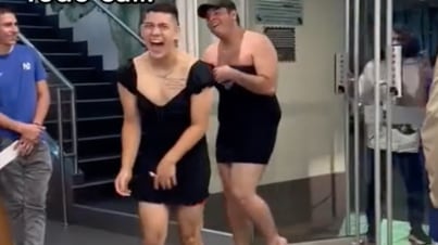 hombre en tacones mcdonalds pantallazo tomado de tiktok