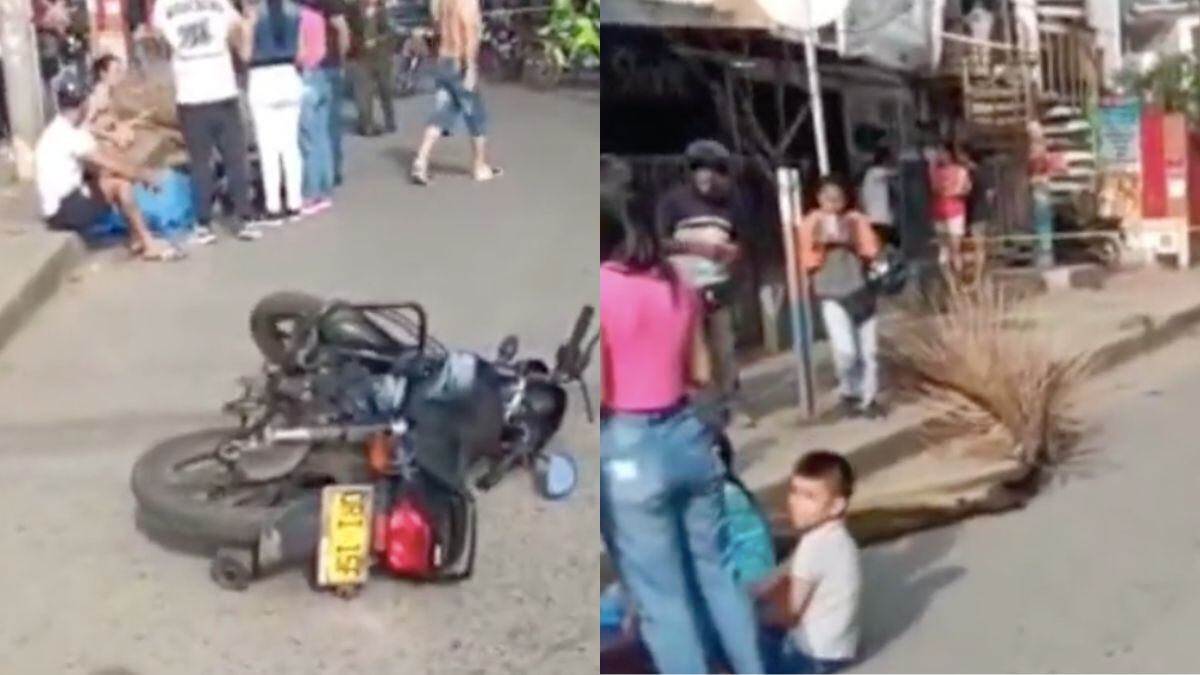 Una rama de árbol cayó sobre dos motociclistas y debido al choque contra un poste la pasajera perdió la vida en Cali
