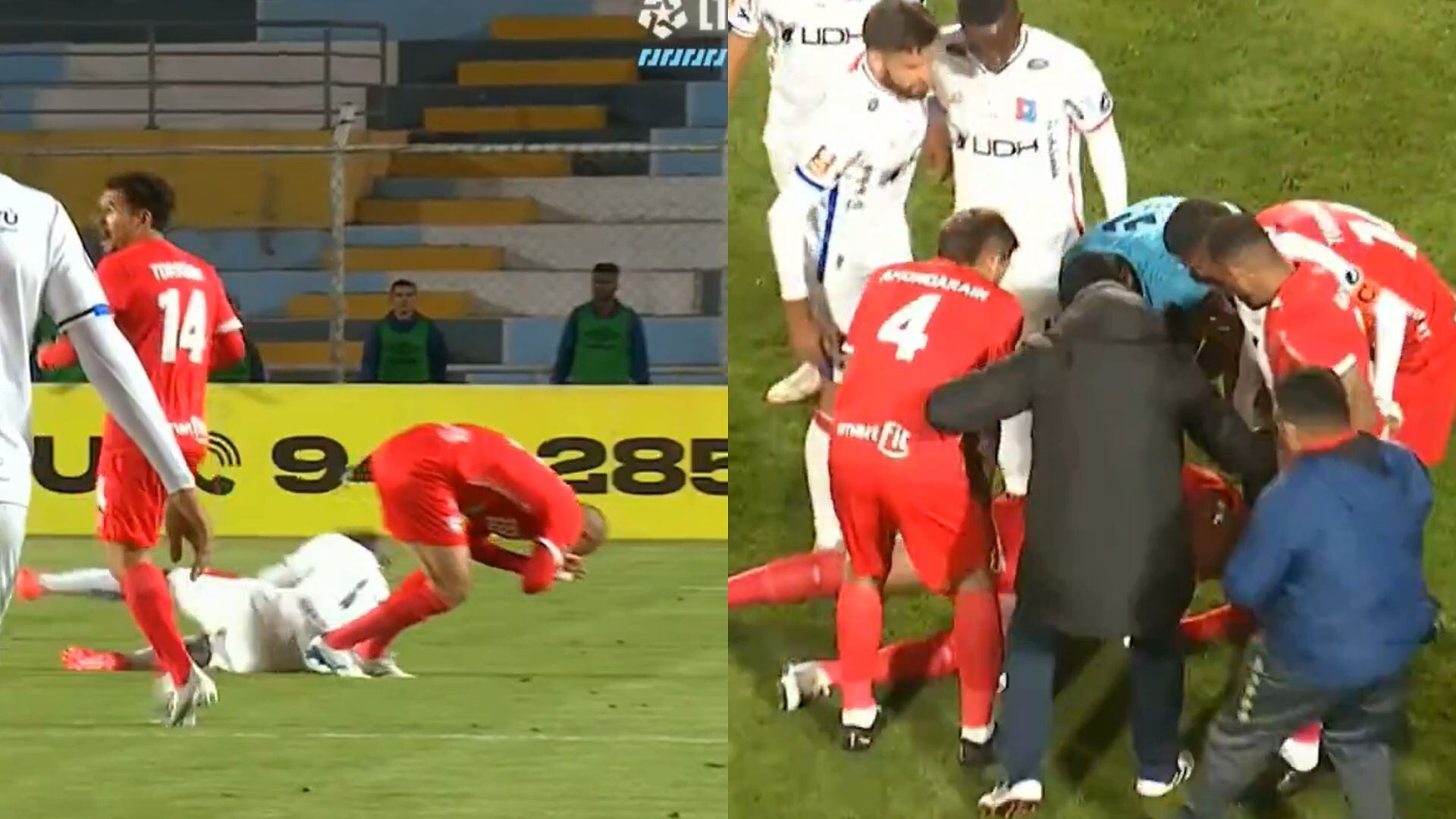 Fuerte golpe de Yorleys Mena - Fotos: Capturas de pantalla de redes sociales