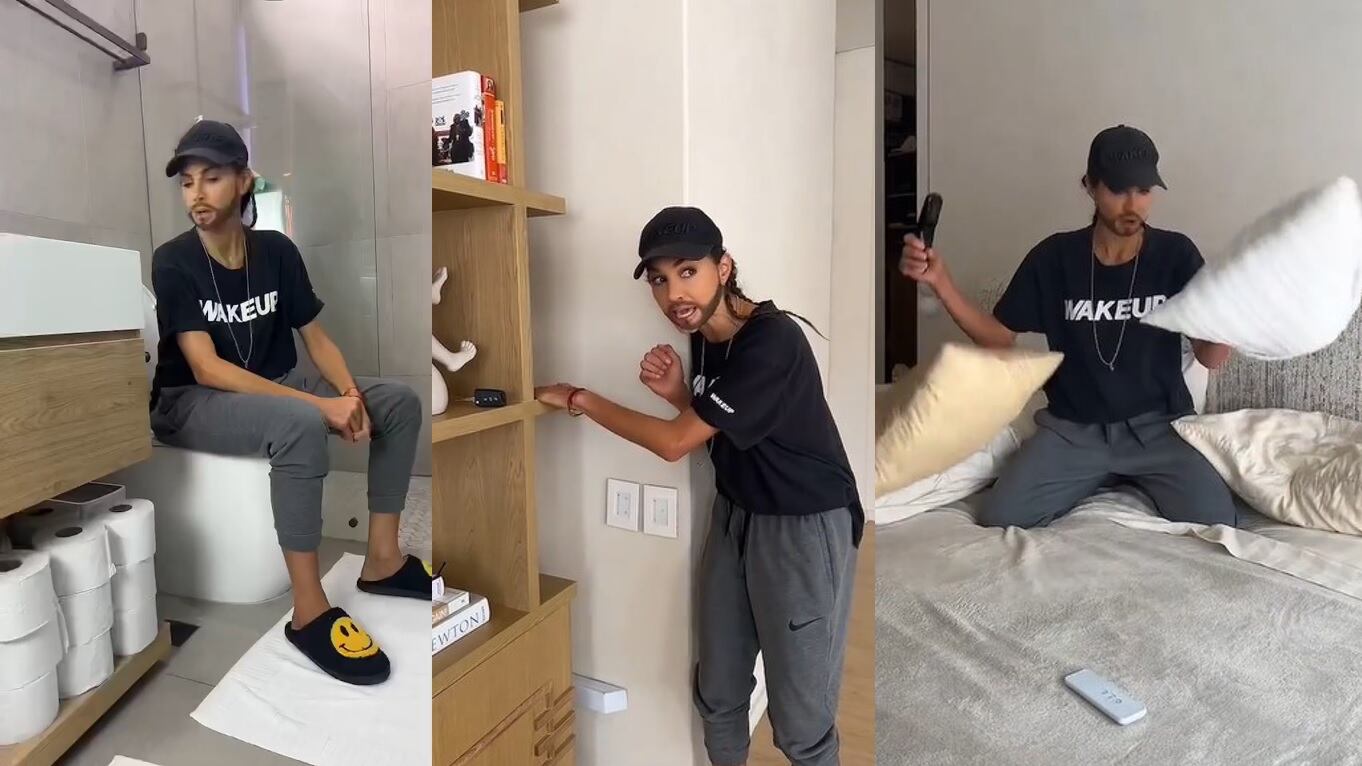 Valerie Domínguez recrear un divertido video en el que simular ser el hombre casado que nunca encuentra nada de lo que busca en la casa.