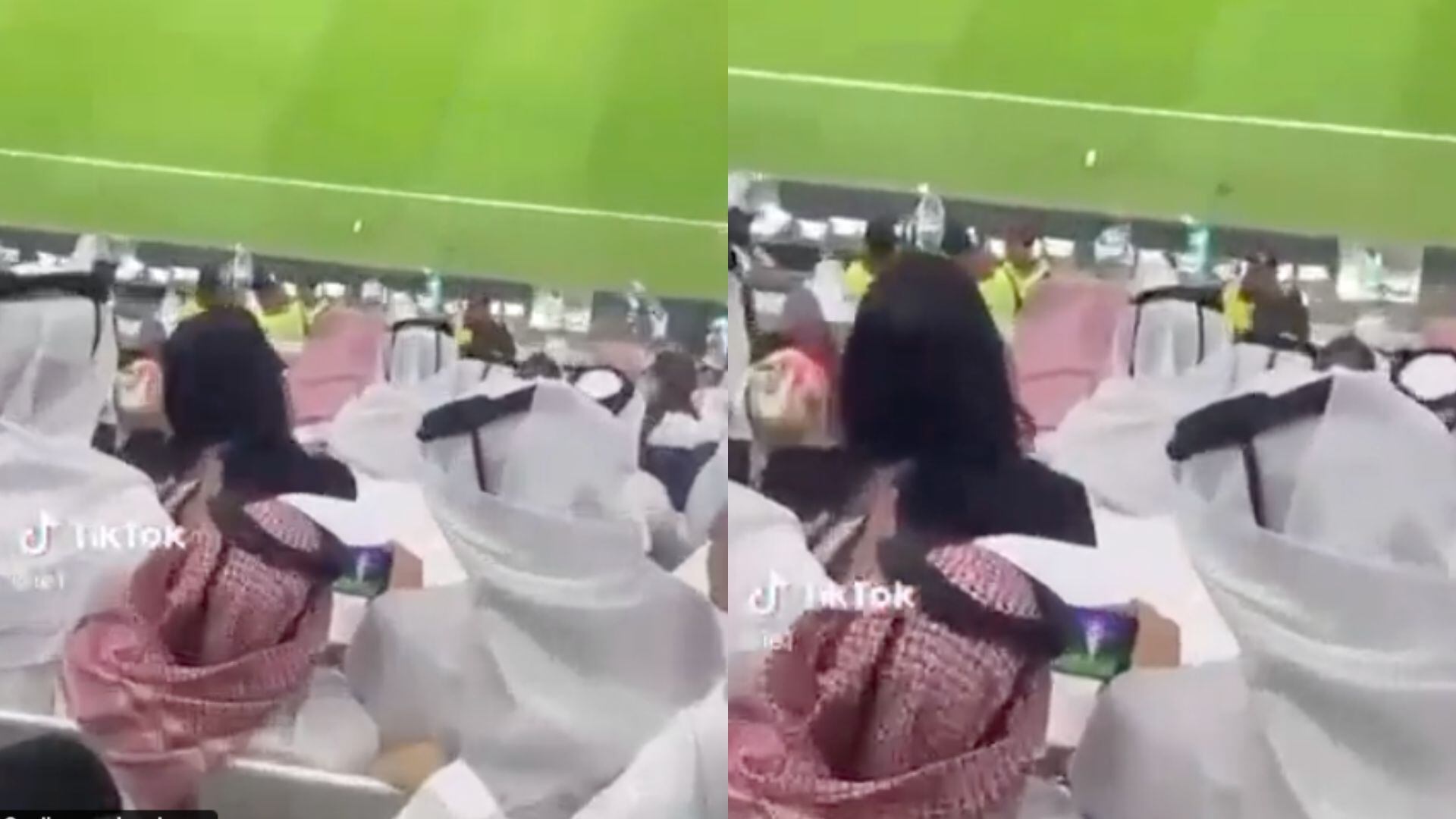 Hinchas cataríes prefieren entretenerse con sus teléfonos móviles que ver a su selección en el Mundial.