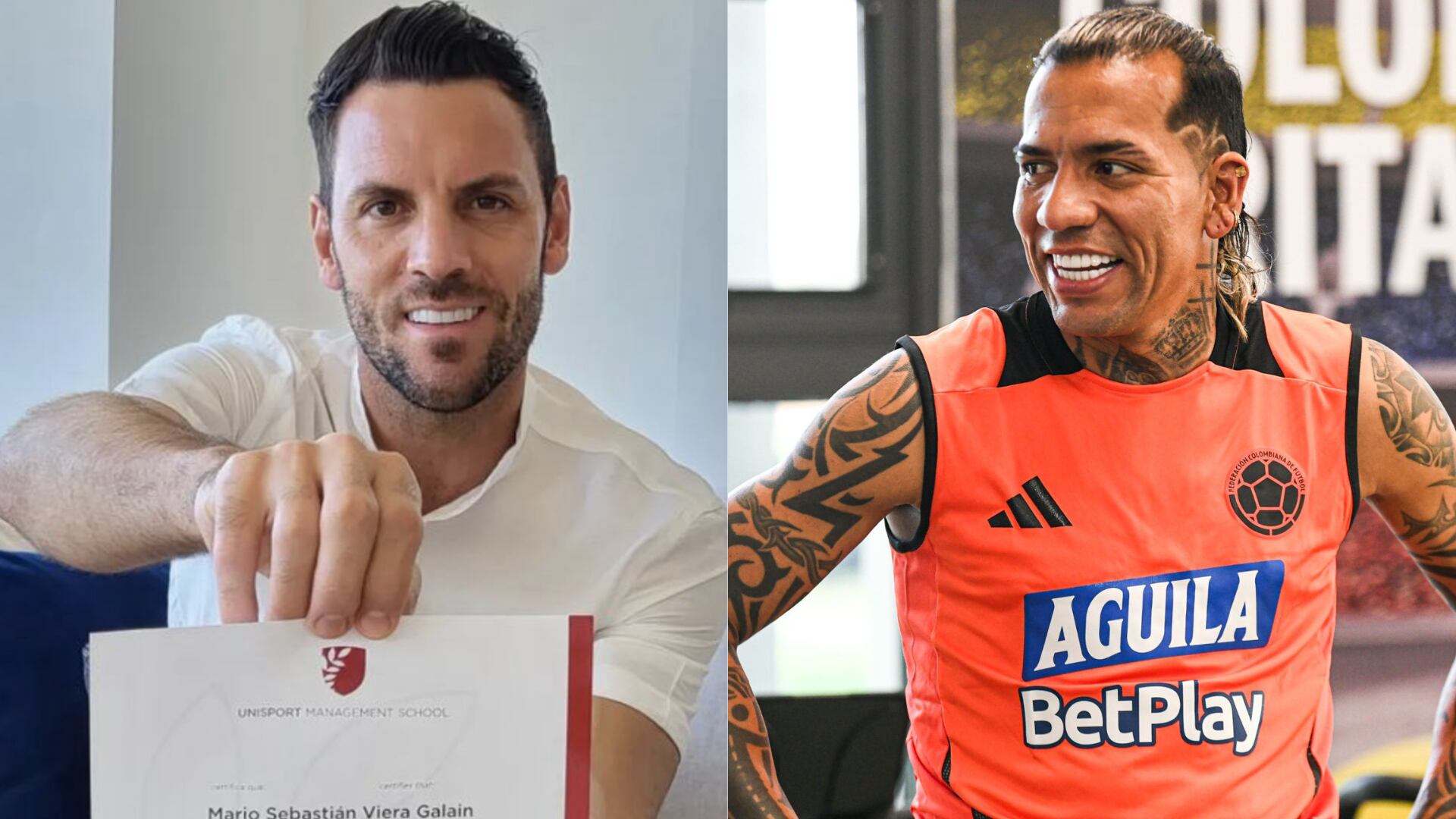 Sebastián Viera y Dayro Moreno