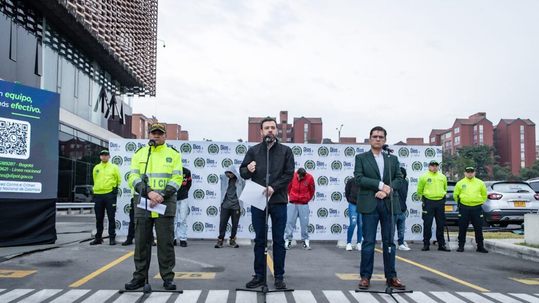 La Alcaldía de Bogotá anunció las capturas de los más buscados de la capital.