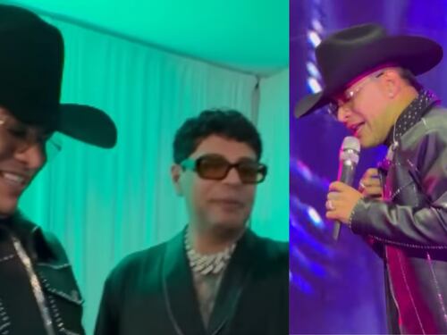 Yeison Jiménez sorprendió al Grupo Firme, con costoso regalo en El Campín de Bogotá