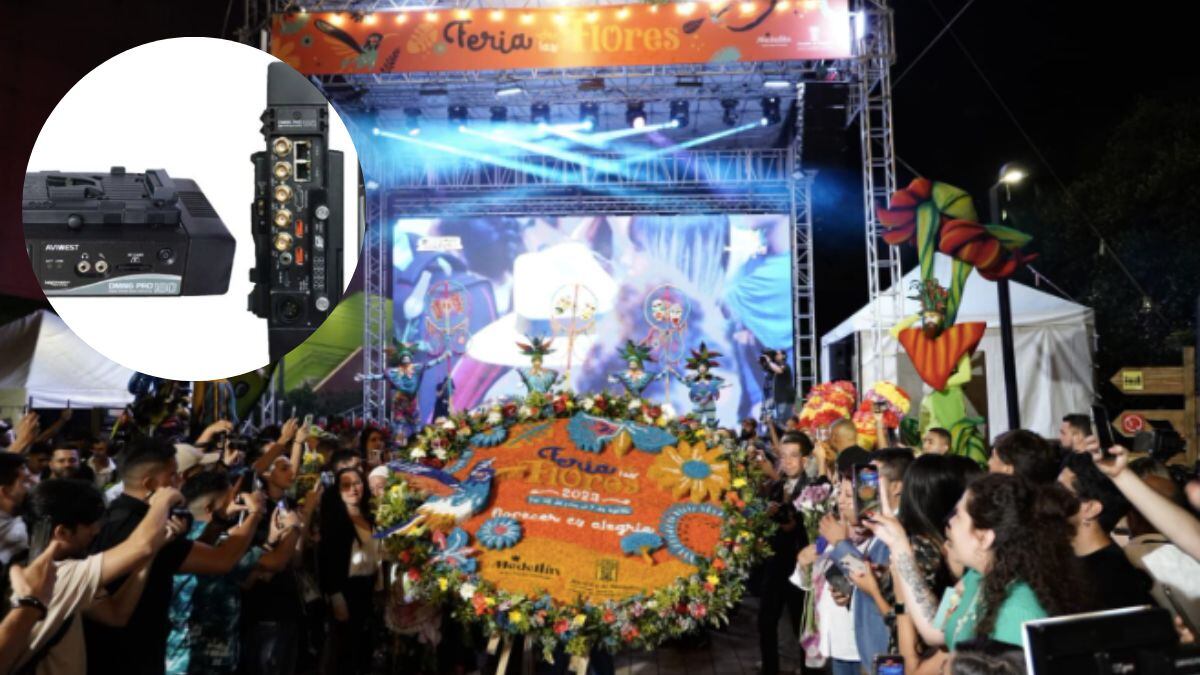En medio de la transmisión de la Feria de las Flores Teleantioquia fue víctima de un robo de importante equipo.
