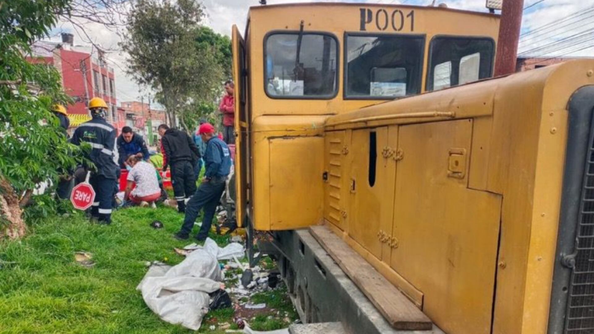 Tren accidentó a una persona en la localidad de Fontibón, Bogotá.
