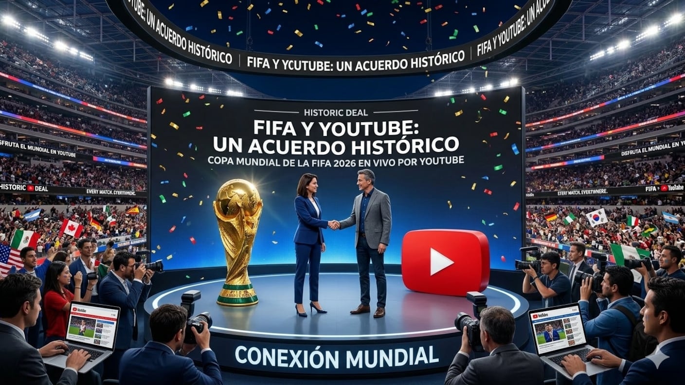 FIFA llegó a un histórico acuerdo con YouTube para la transmisión de partidos del Mundial