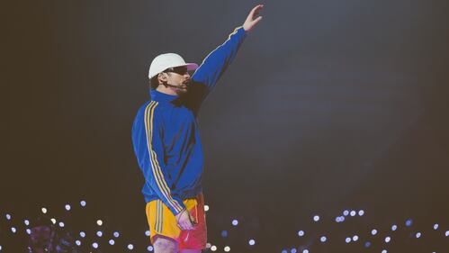 Bad Bunny primera noche de concierto en Medellín 2026.