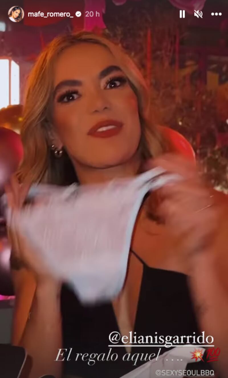 Elianis Garrido pantallazo tomado de instagram