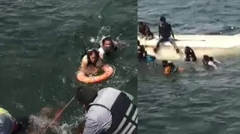 Embarcación naufragó y cinco personas murieron