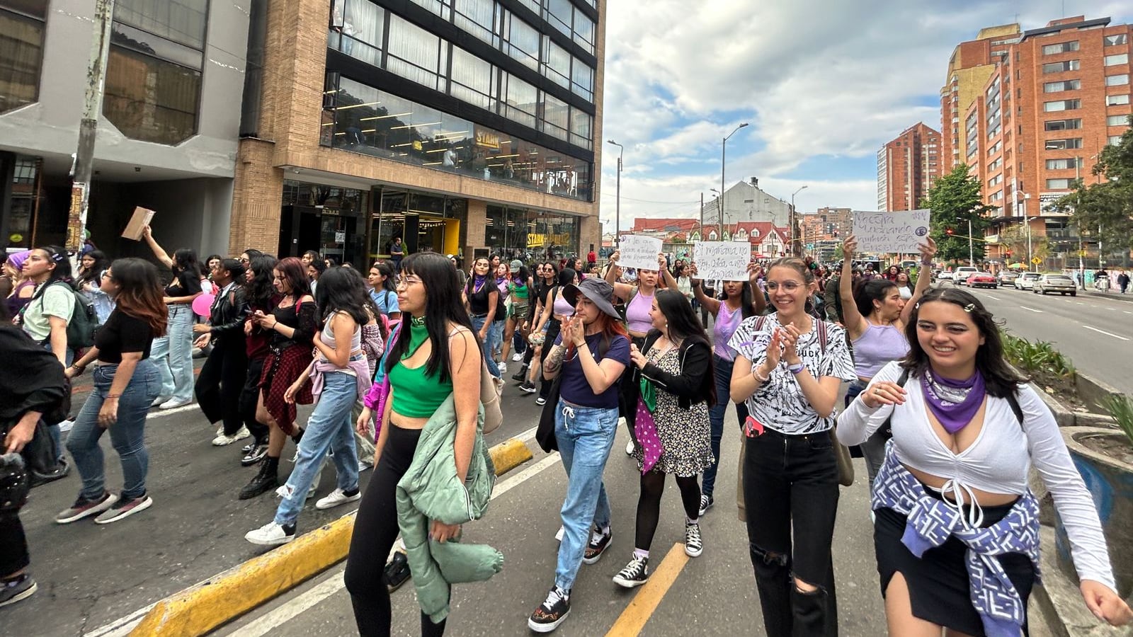 Marchas 8 de marzo en Bogotá