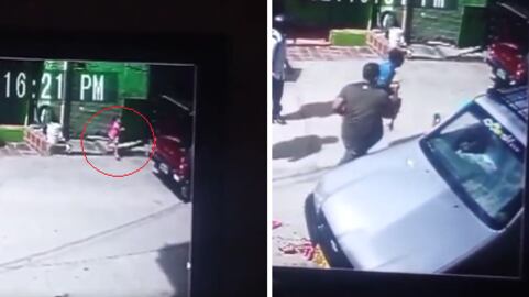 Niña atropellada en Salgar, Antioquia