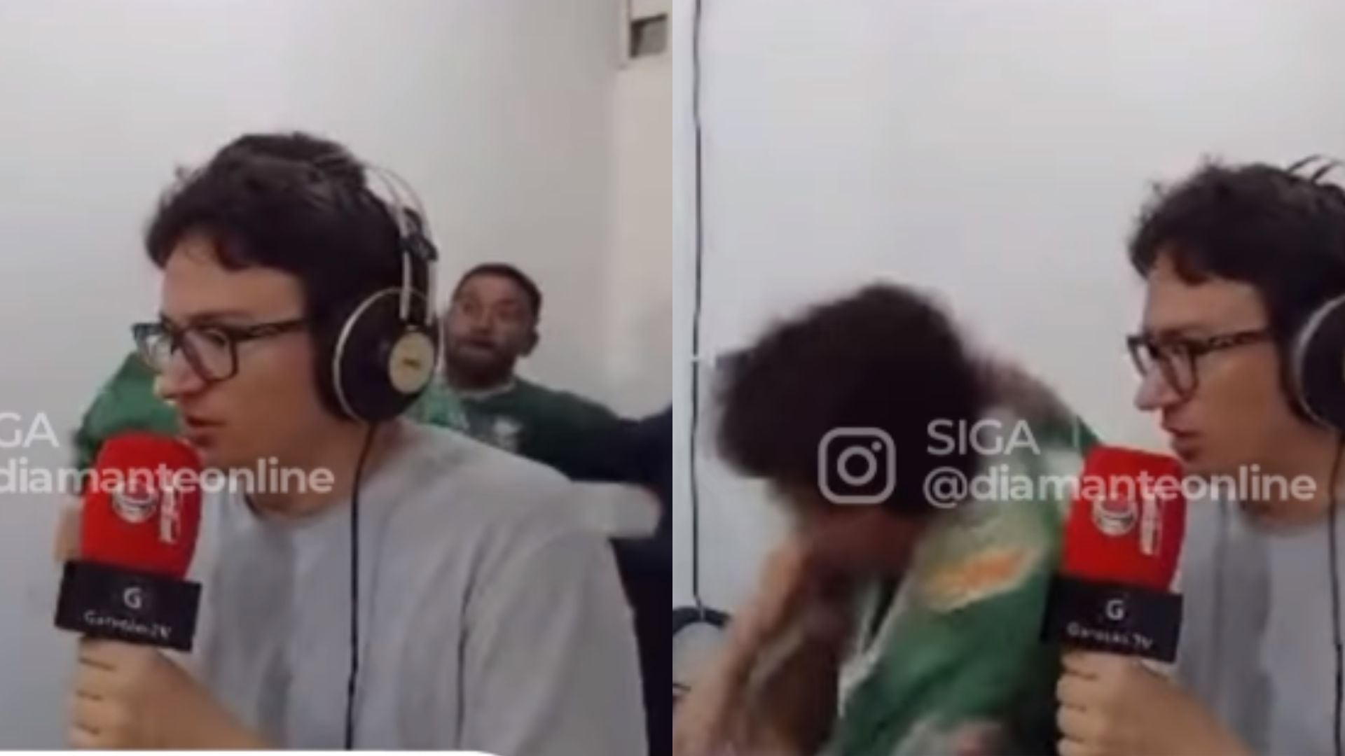 Comentaristas brasileños se agredieron en plena transmisión de final.
