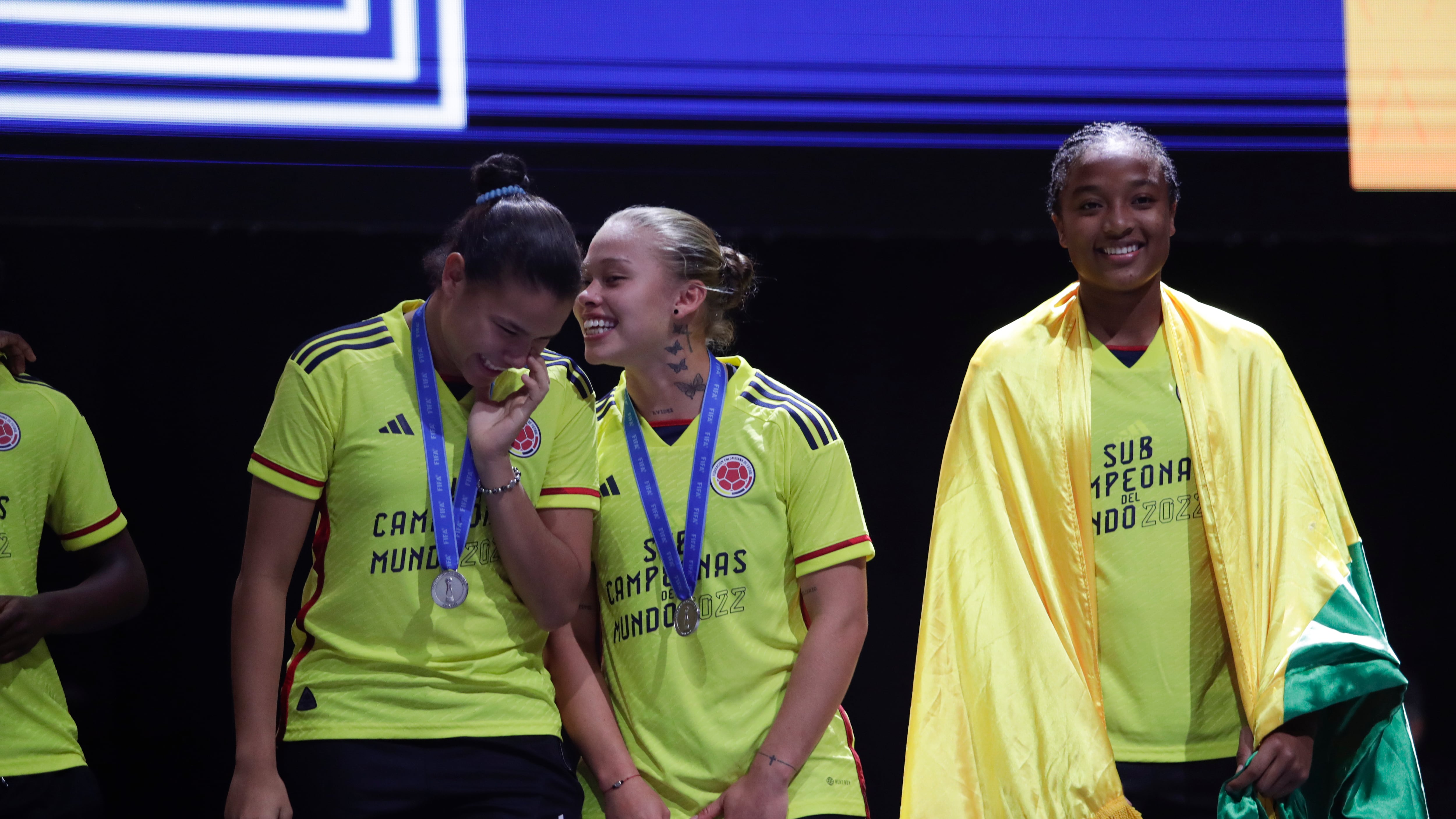 Homenaje a la Selección Colombia femenina sub 17, subcampeona del mundo