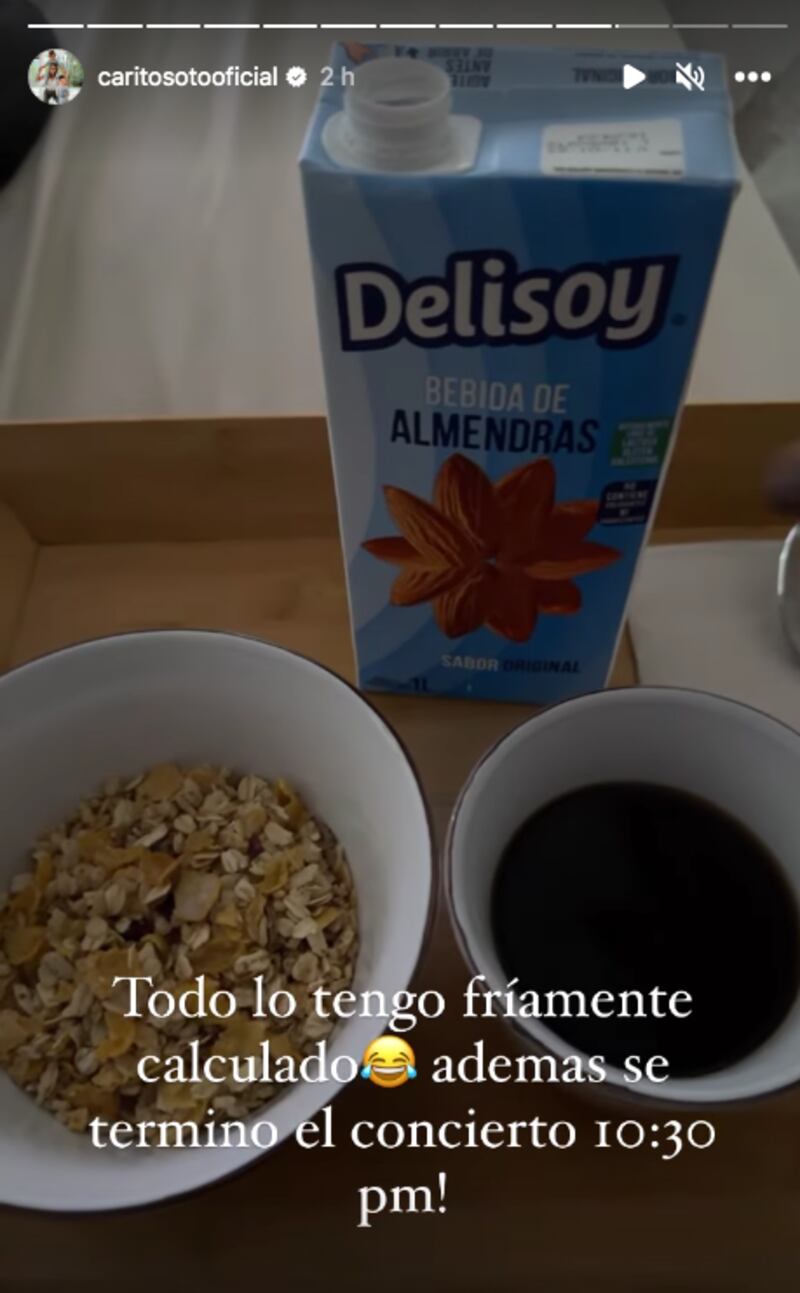 carolina soto pantallazo tomado de instagram