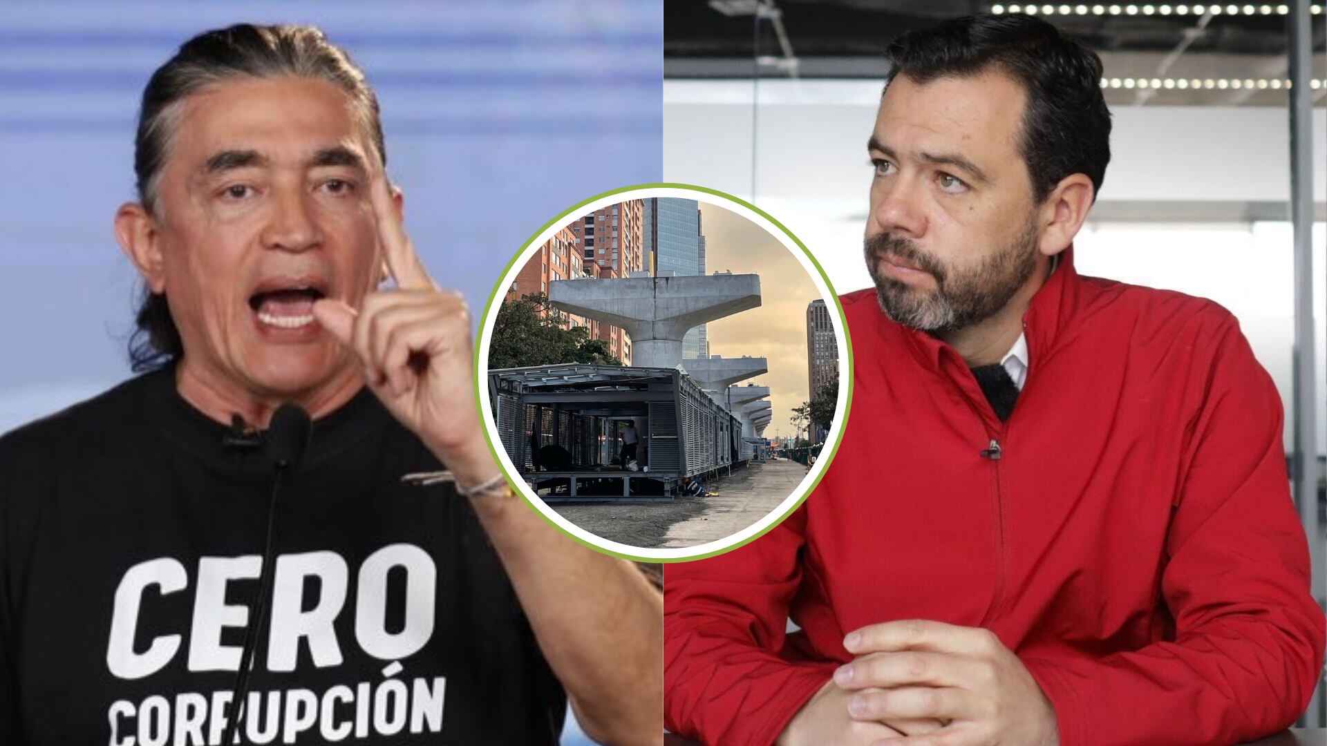 Aunque ya le explicaron a Gustavo Bolívar que la estación de la 26 es temporal, él insiste y asegura que no le cree al alcalde