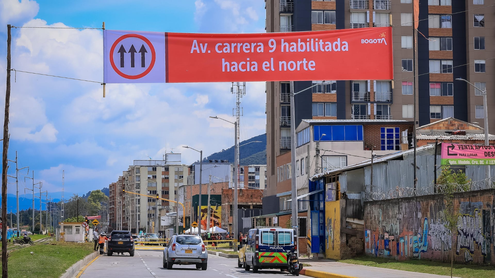 ¡Adiós al trancón en el norte! Galán habilita tramo clave de la Avenida Laureano Gómez