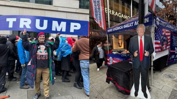 Así se vive el ambiente previo a la posesión de Donald Trump en Estados Unidos.