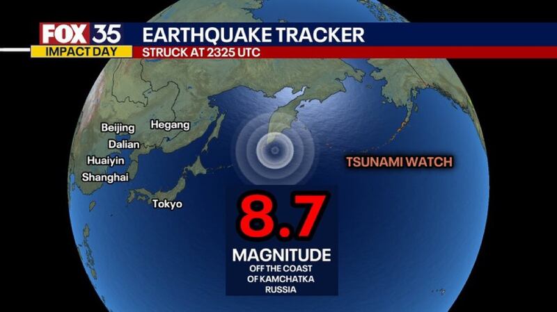 Terremoto de magnitud 8.7 sacude las costas de Rusia: es el más fuerte registrado desde 2011