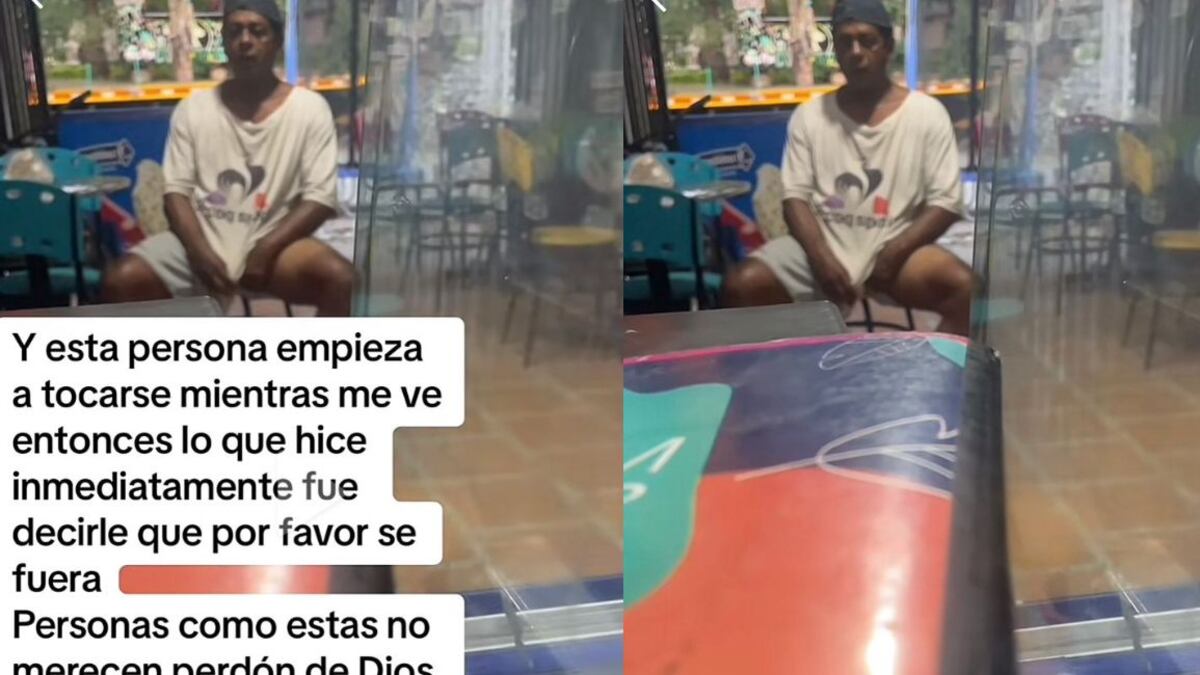 Una usuaria de TikTok denunció que hombre se estaba masturbando frente a ella en heladería en Cali