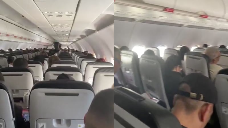 Video: pasajeros del vuelo Bogotá-Leticia denuncian que la aerolínea los tiene dentro del avión sin poder despegar