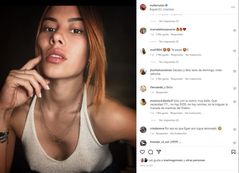 La novia de Egan Bernal enamora a más de uno