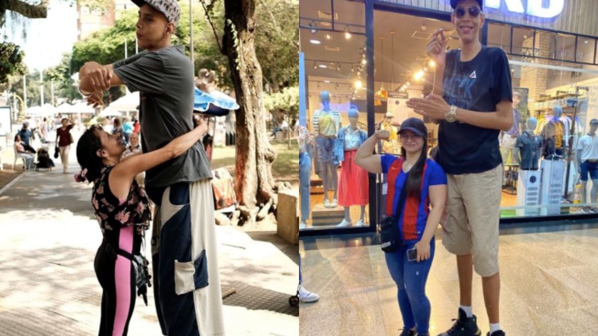 El hombre más grande de Colombia y América Latina empezó a crecer luego de que lo operaran de un tumor a los 11 años.