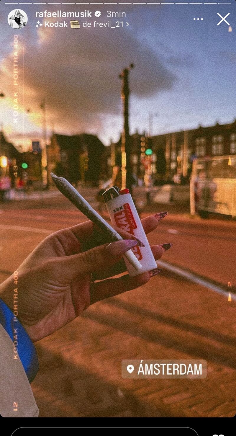 Rafaella Chávez fue criticada por foto en medio de tremendo 'viaje'