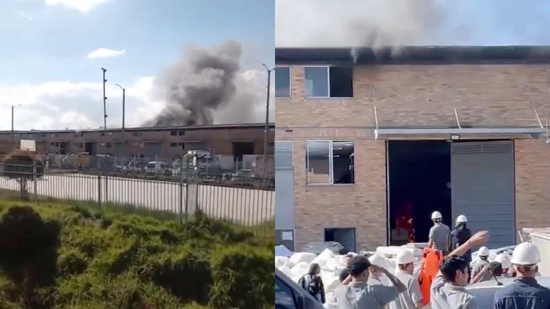 Incendio en tres bodegas de Cota.