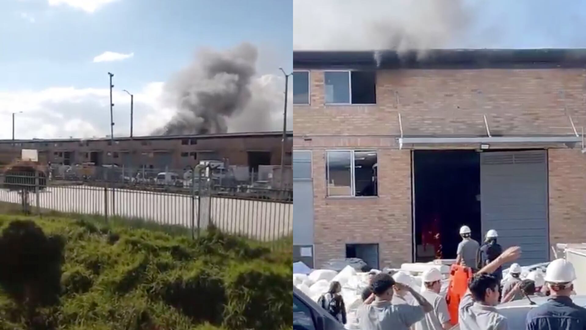 Incendio en tres bodegas de Cota.