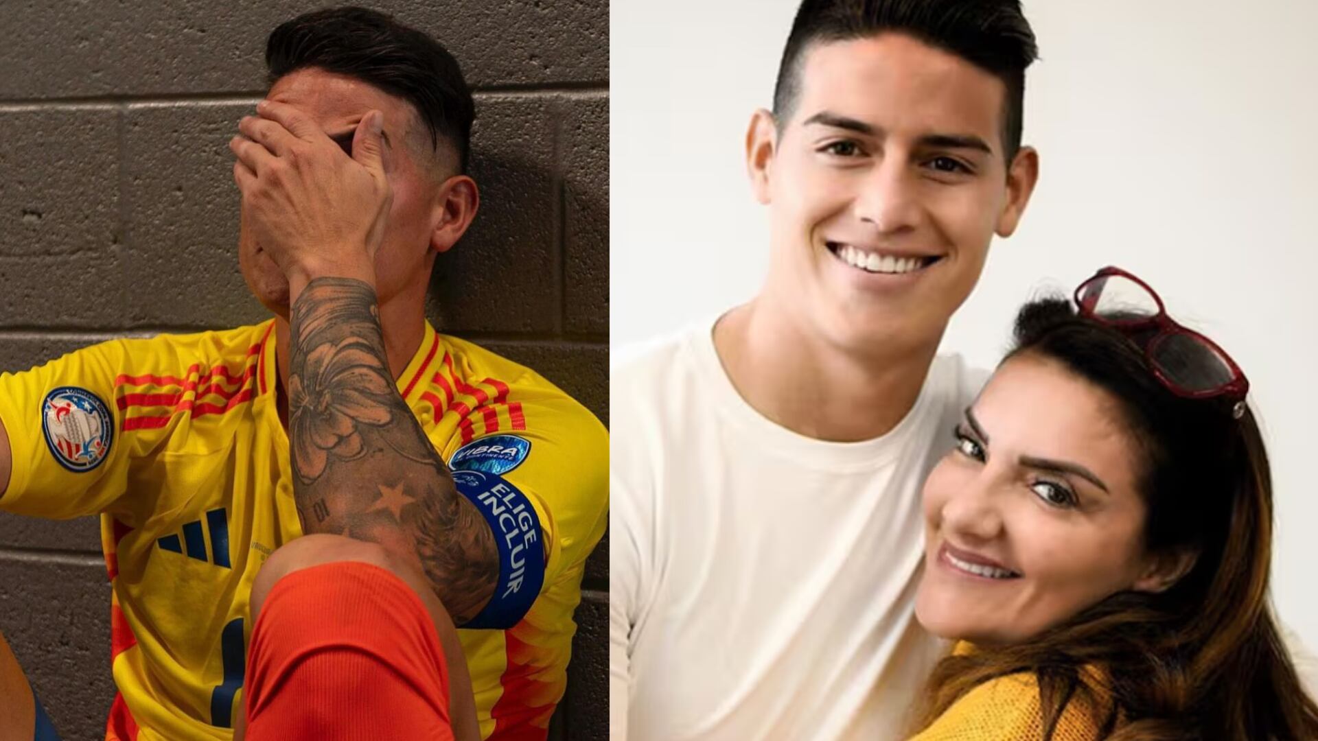 James Rodríguez recibió hermoso mensaje de su mamá tras perder la final de la Copa América