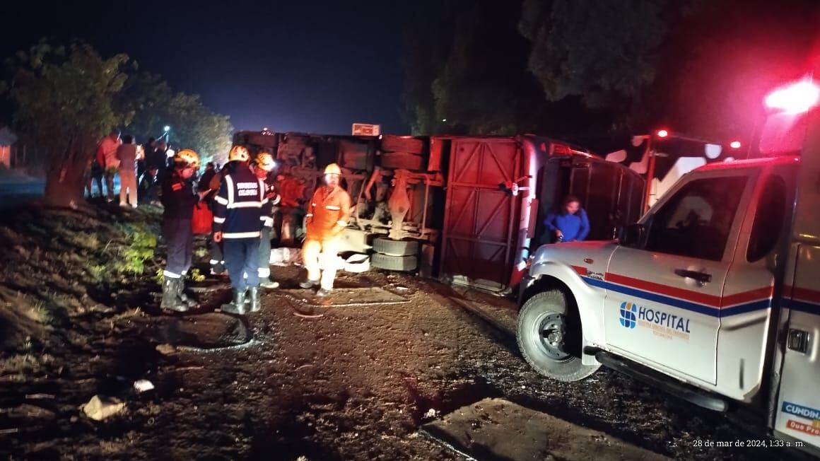 El accidente se presentó en la vía Bogotá-Tunja.