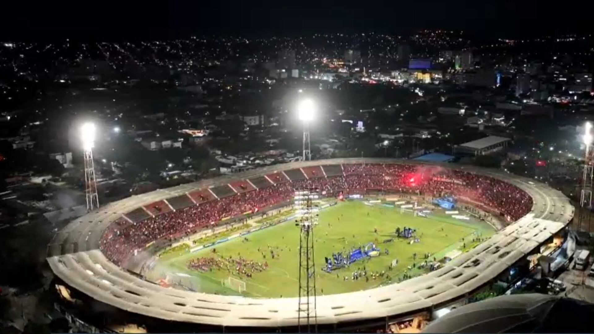 Estadio General Santander - Foto: Transmisión oficial de Win Sports tomada el 2 de noviembre del 2025