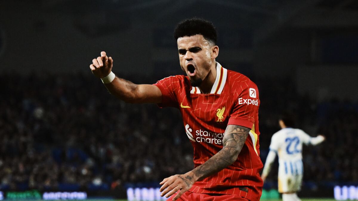 Lucho Díaz atendió a la defensa rival y también se reportó con gol en Inglaterra