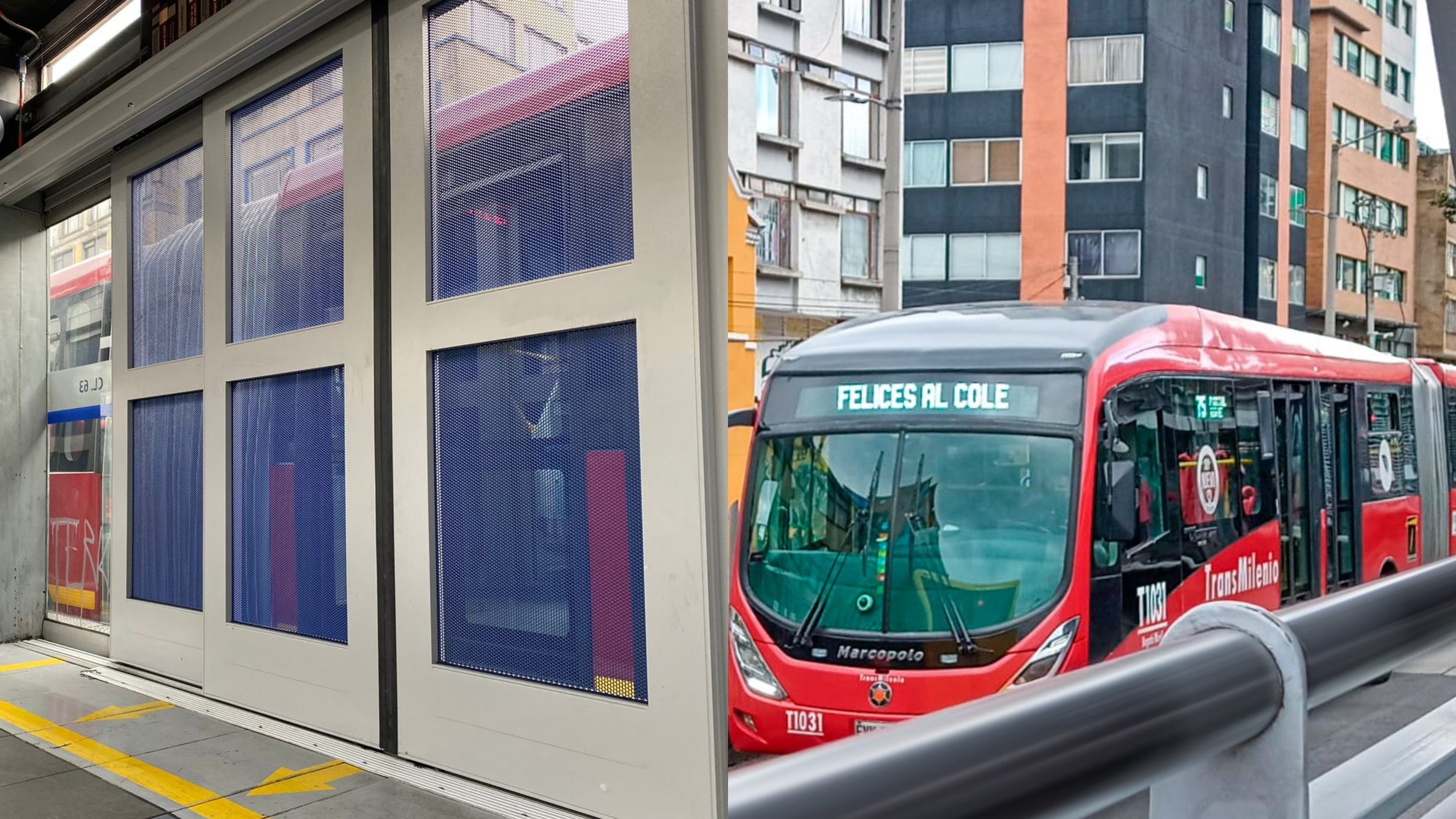 Puertas anticolados TransMilenio