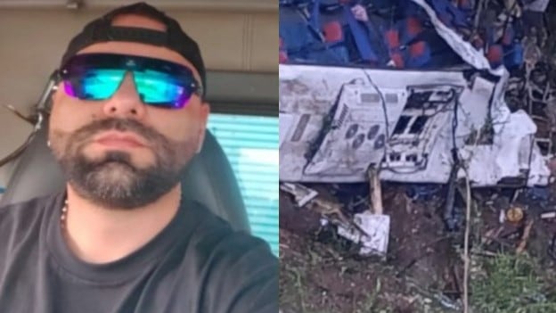 Foto del único conductor que auxilió a estudiantes tras tragedia en Antioquia.