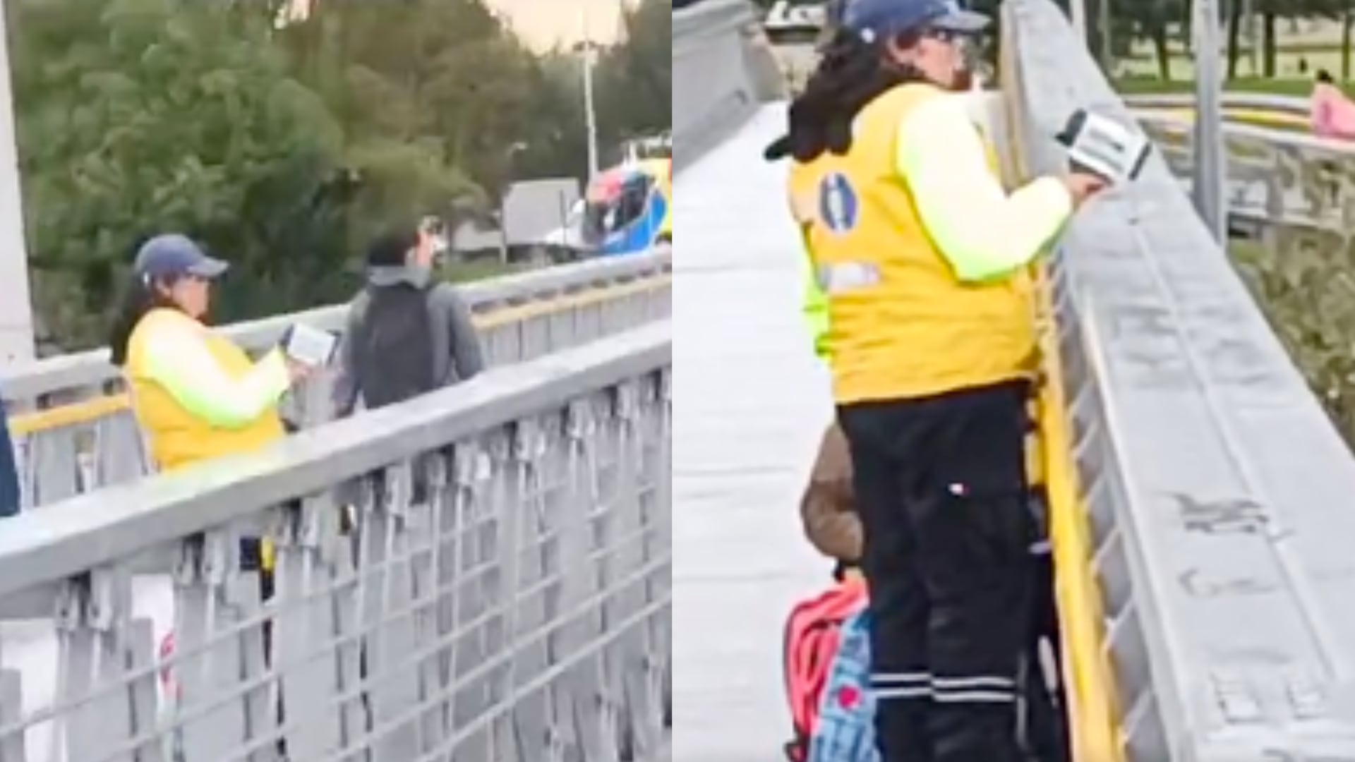 ¿Están sacando fotomultas desde puentes peatonales? Conozca la verdadera razón detrás de video viral