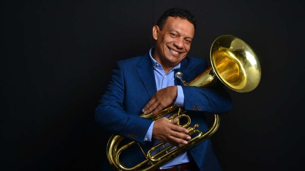 Foto Ramón Darío Benítez: el bombardino como destino, pasión y legado: Gran homenajeado en la Noche de Tambó 2026.